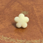 Novelty Cream Puffy Diamante Starfish Ring Silver Tone Adjustable Size