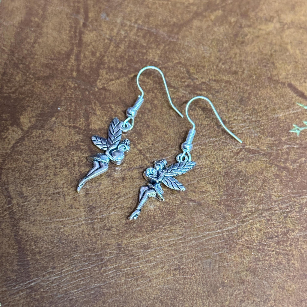 Moon Fairy Charm Drop Earrings