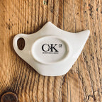 Crawford & Kent Floral Teabag Holder Spoon Rest Gift