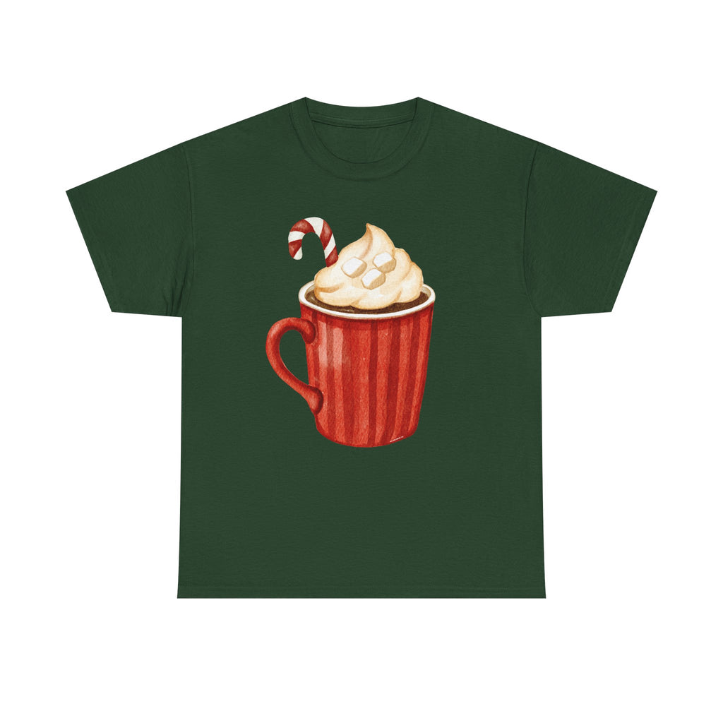 Giant Christmas Latte Printed T-Shirt 100% Cotton Novelty Coffee Xmas Tee Gift