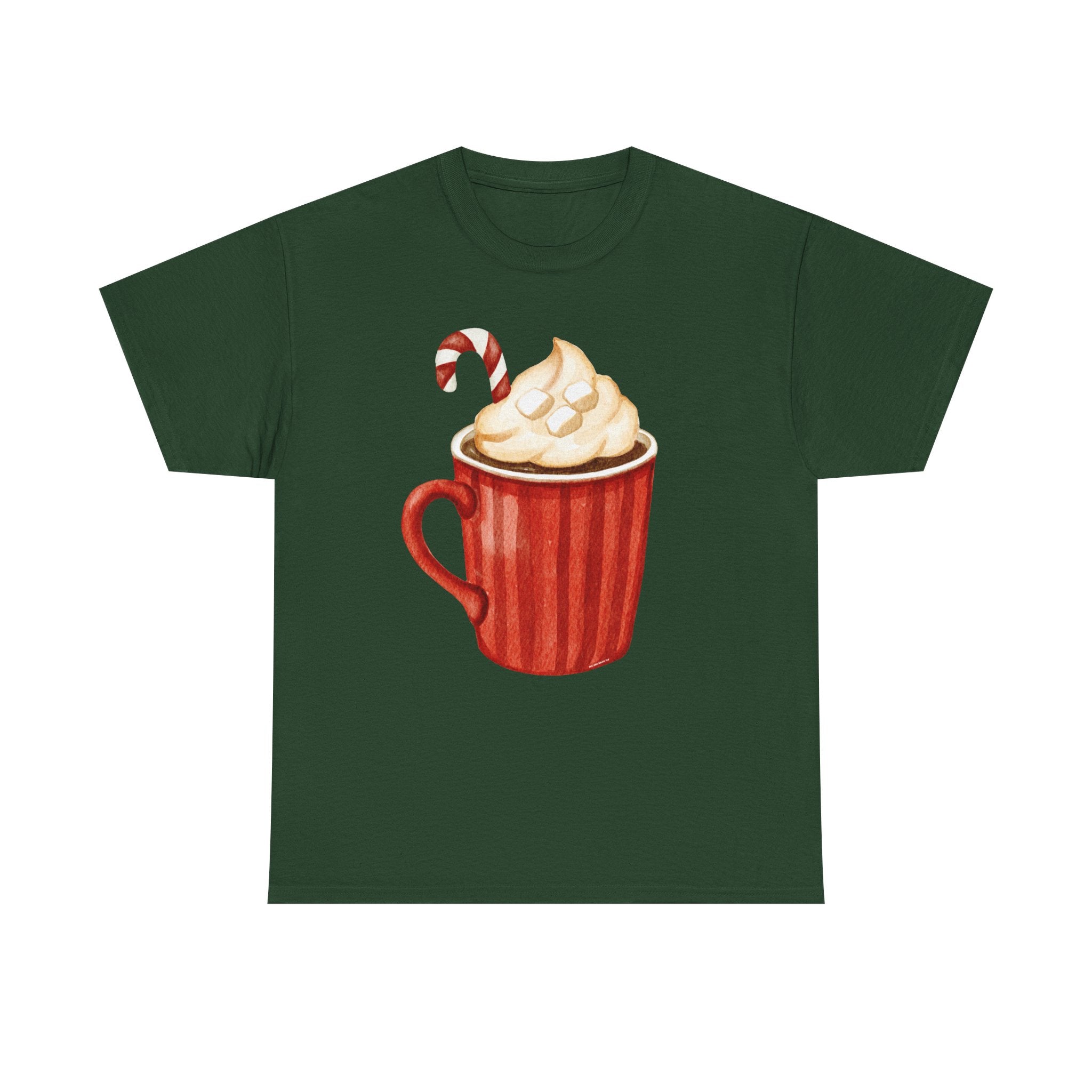 Giant Christmas Latte Printed T-Shirt 100% Cotton Novelty Coffee Xmas Tee Gift