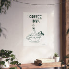 Coffee Diva Fine Art Poster Print