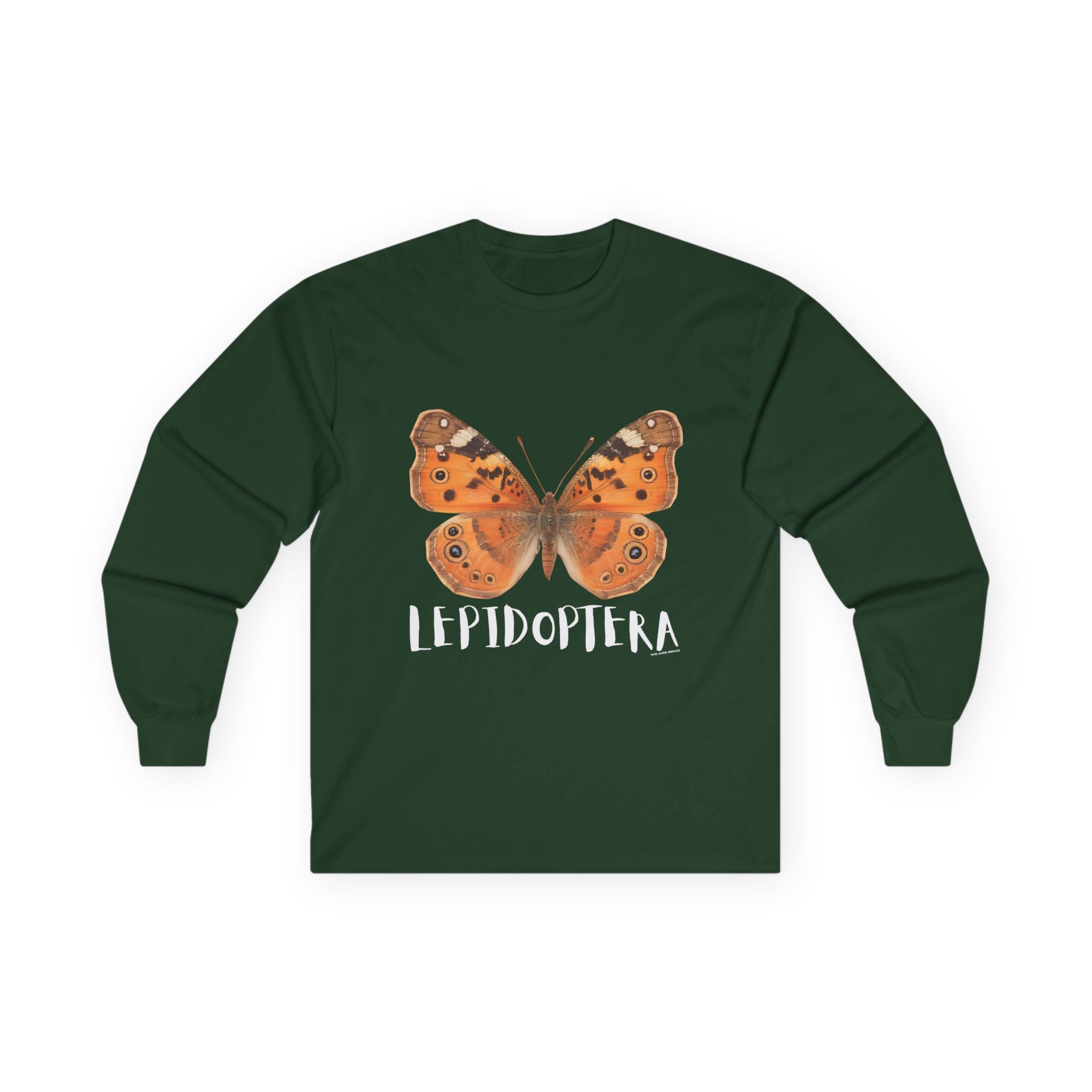 Lepidoptera Butterfly Long Sleeve Tee 100% Cotton Retro Insect Order T-Shirt Gift