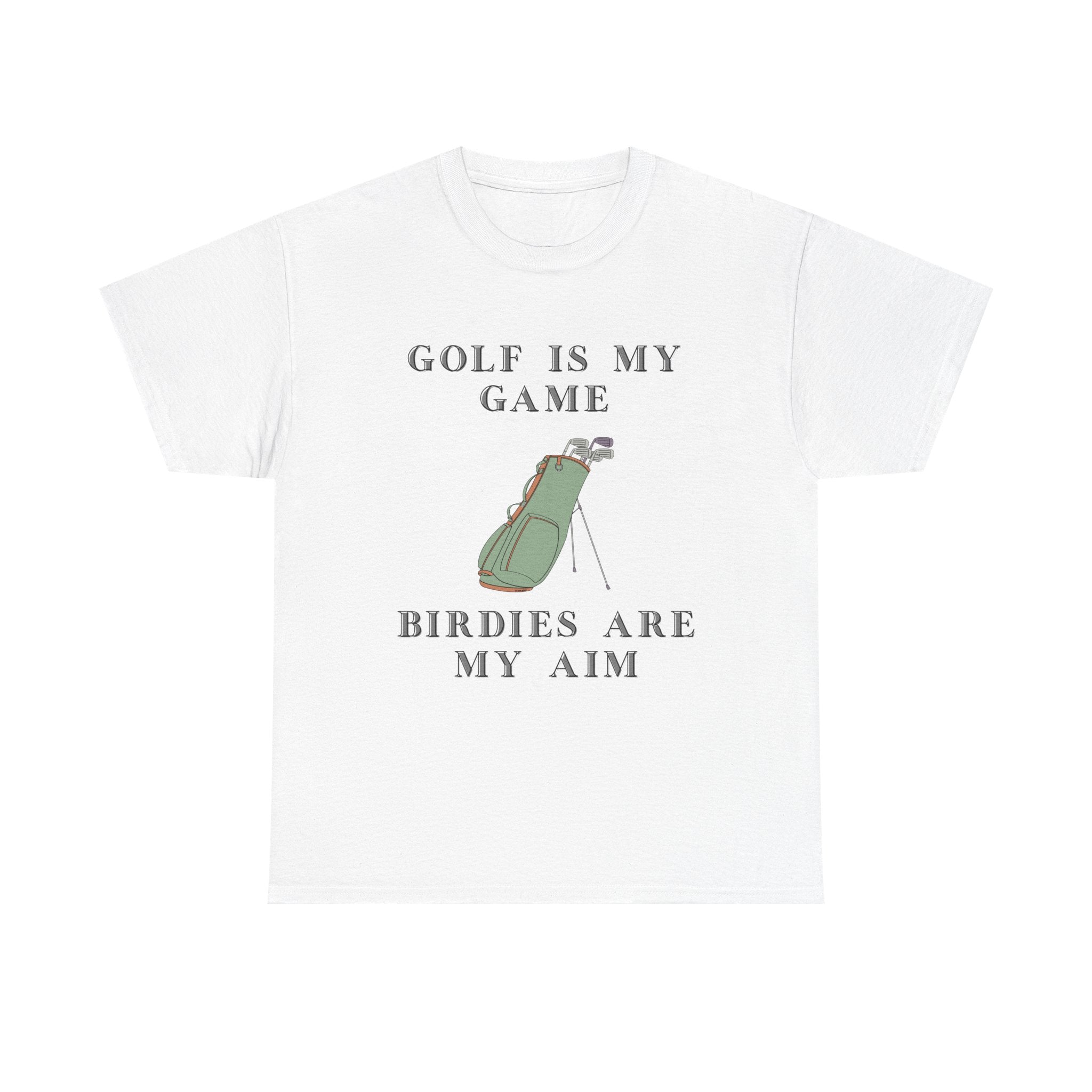 Golf Is My Game T-Shirt 100% Cotton Novelty Dad Grandad Golfer Tee Gift