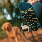 Navy Performance Trainer Socks