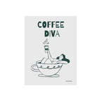 Coffee Diva Fine Art Poster Print
