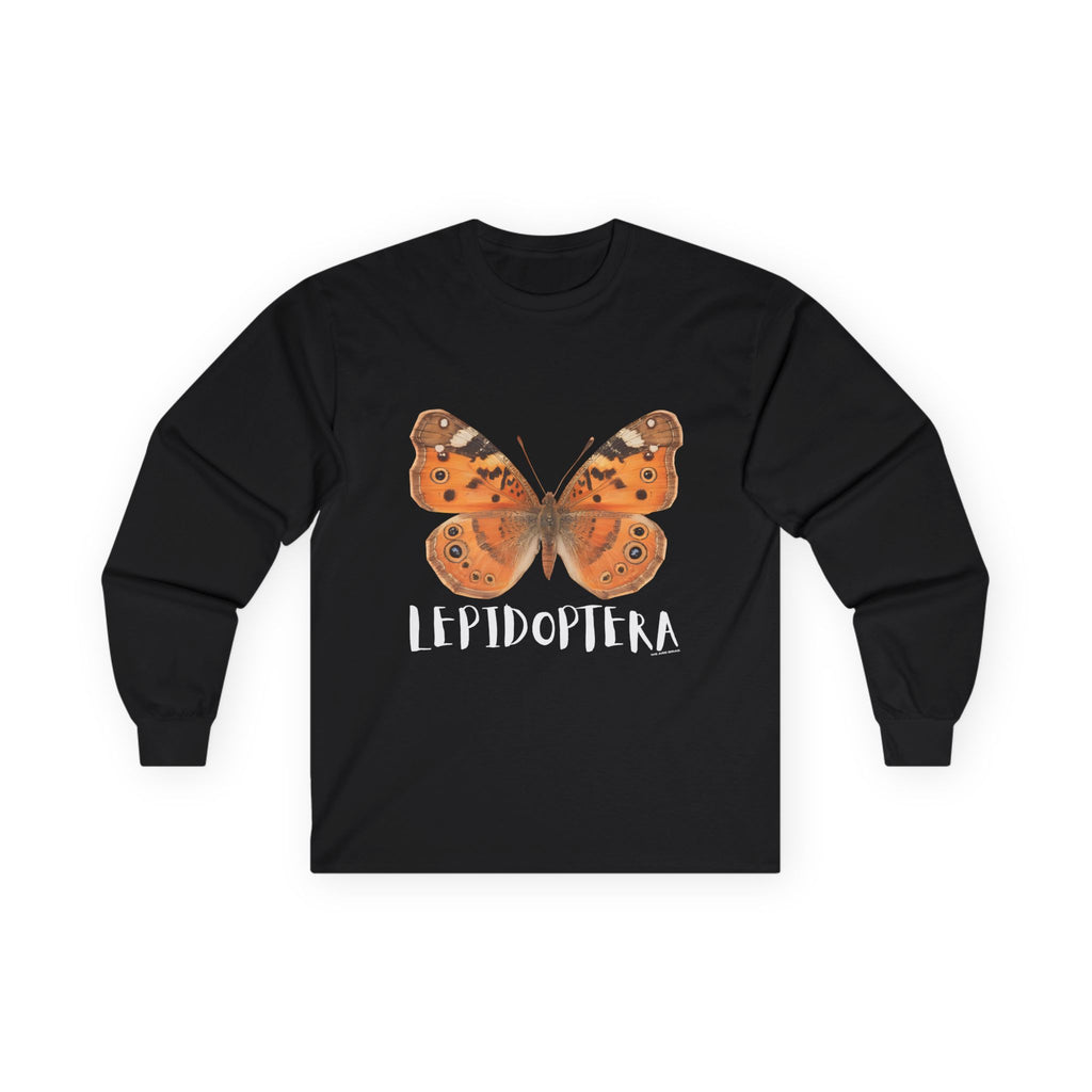 Lepidoptera Butterfly Long Sleeve Tee 100% Cotton Retro Insect Order T-Shirt Gift