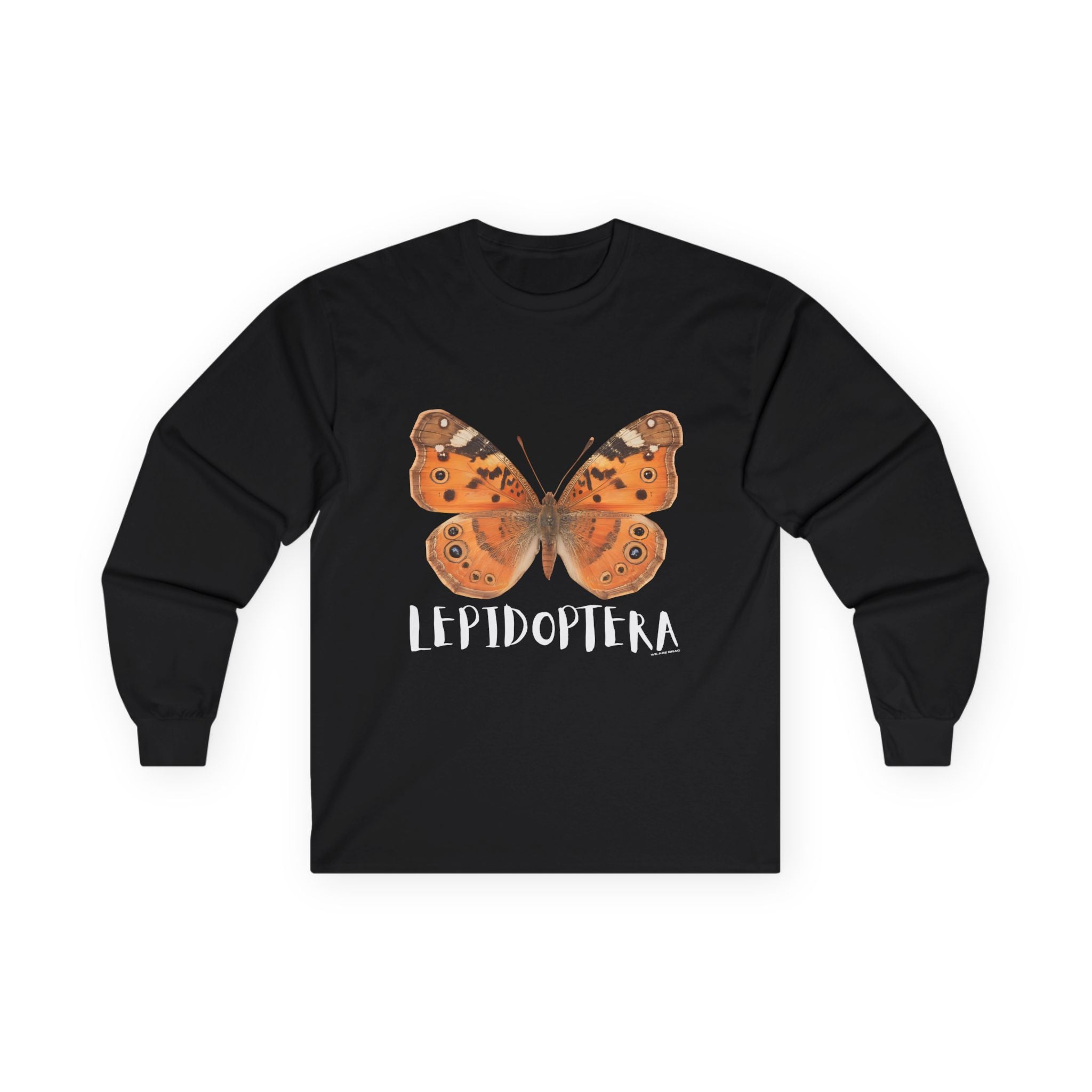 Lepidoptera Butterfly Long Sleeve Tee 100% Cotton Retro Insect Order T-Shirt Gift