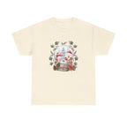 Christmas Snow Globe Printed T-Shirt 100% Cotton Novelty Santa Snowman Xmas Tee Gift