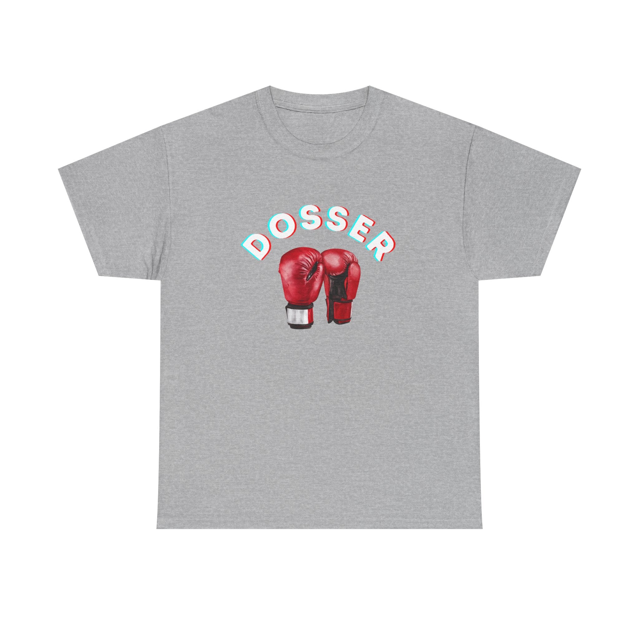 Dosser Boxing Printed T-Shirt 100% Cotton Novelty Quote Motivation Boxing Gloves Sports Tee Gift