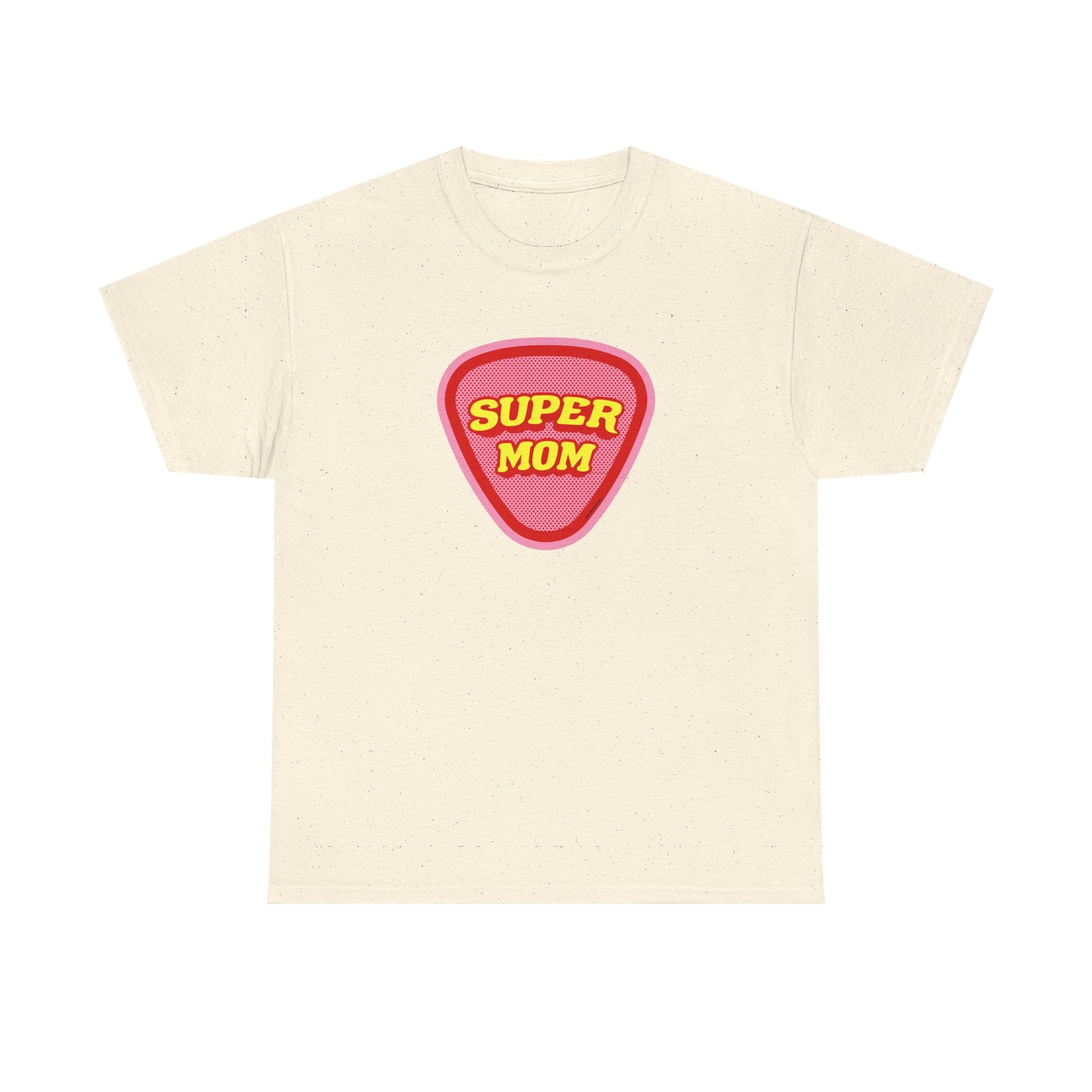 Super Mom Printed T-Shirt 100% Cotton Novelty Mum Mom Tee Birthday Mother's Day Gift