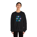 Comfy Jumper Alert Printed Crewneck Sweatshirt Pullover Retro Mum Sister Gift