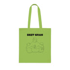 Best Gran Printed Cotton Tote Bag Reusable Shopping Bag Mum Mom Mother's Day Grandma Gift