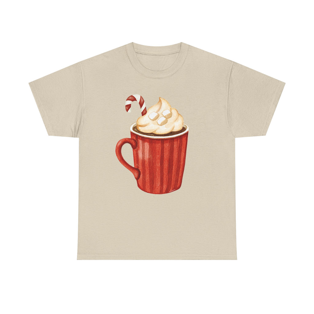 Giant Christmas Latte Printed T-Shirt 100% Cotton Novelty Coffee Xmas Tee Gift