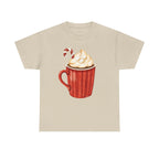 Giant Christmas Latte Printed T-Shirt 100% Cotton Novelty Coffee Xmas Tee Gift