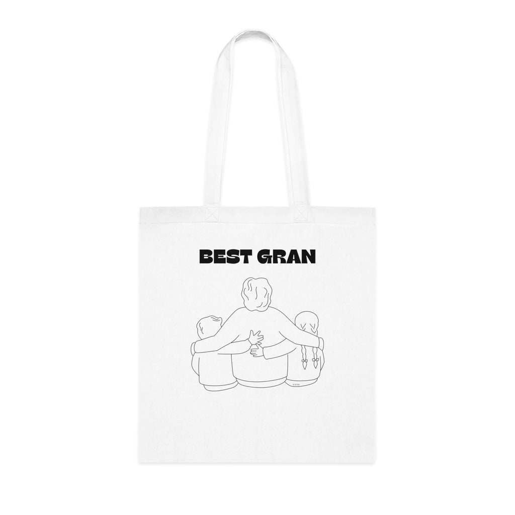 Best Gran Printed Cotton Tote Bag Reusable Shopping Bag Mum Mom Mother's Day Grandma Gift