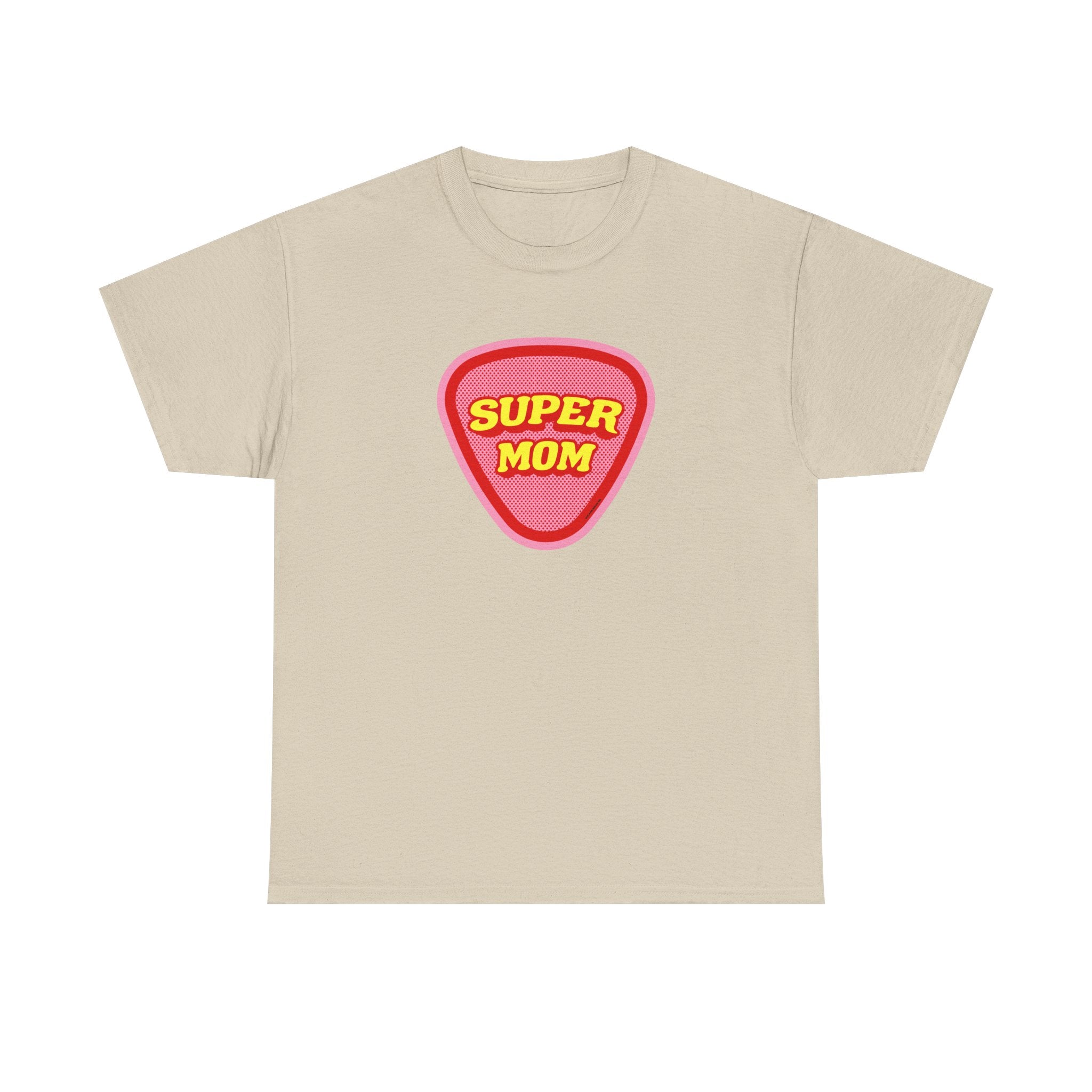 Super Mom Printed T-Shirt 100% Cotton Novelty Mum Mom Tee Birthday Mother's Day Gift