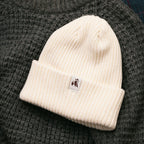 Organic Cotton Beanie - Cream