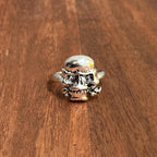 Old Skool Gothic Biker Skull & Crossbones Statement Ring Silver Tone Halloween Pirate Ring - Various