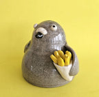 Bryce with The Fries - Novelty Ceramic Pigeon Ornament