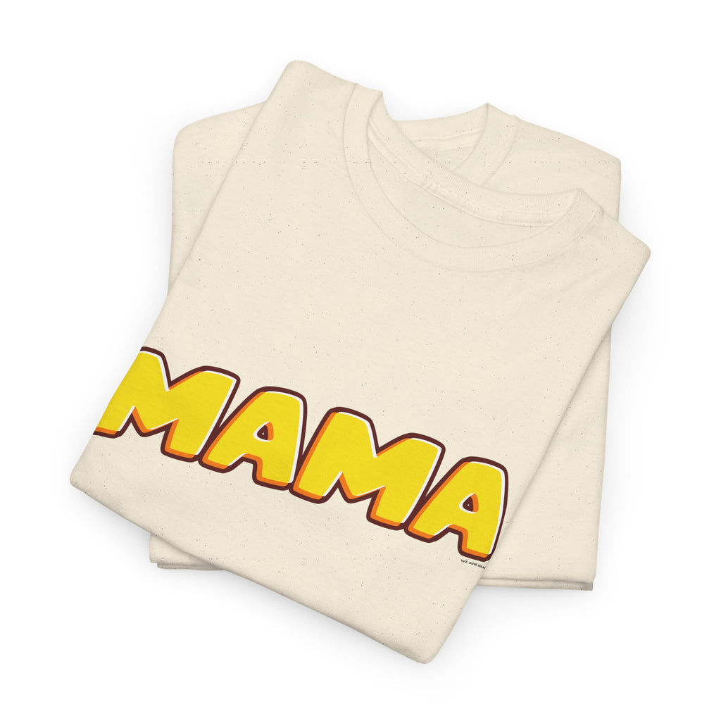 Retro Mama Printed T-Shirt 100% Cotton Novelty Mum Mom Tee Birthday Mother's Day Gift
