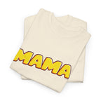 Retro Mama Printed T-Shirt 100% Cotton Novelty Mum Mom Tee Birthday Mother's Day Gift