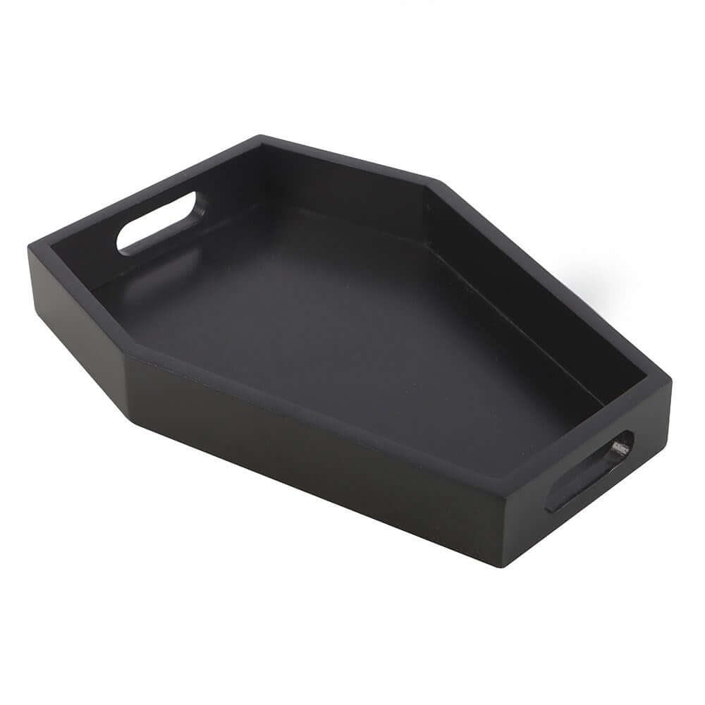 Gothic Gifts Plain Black Coffin Trinket Tray