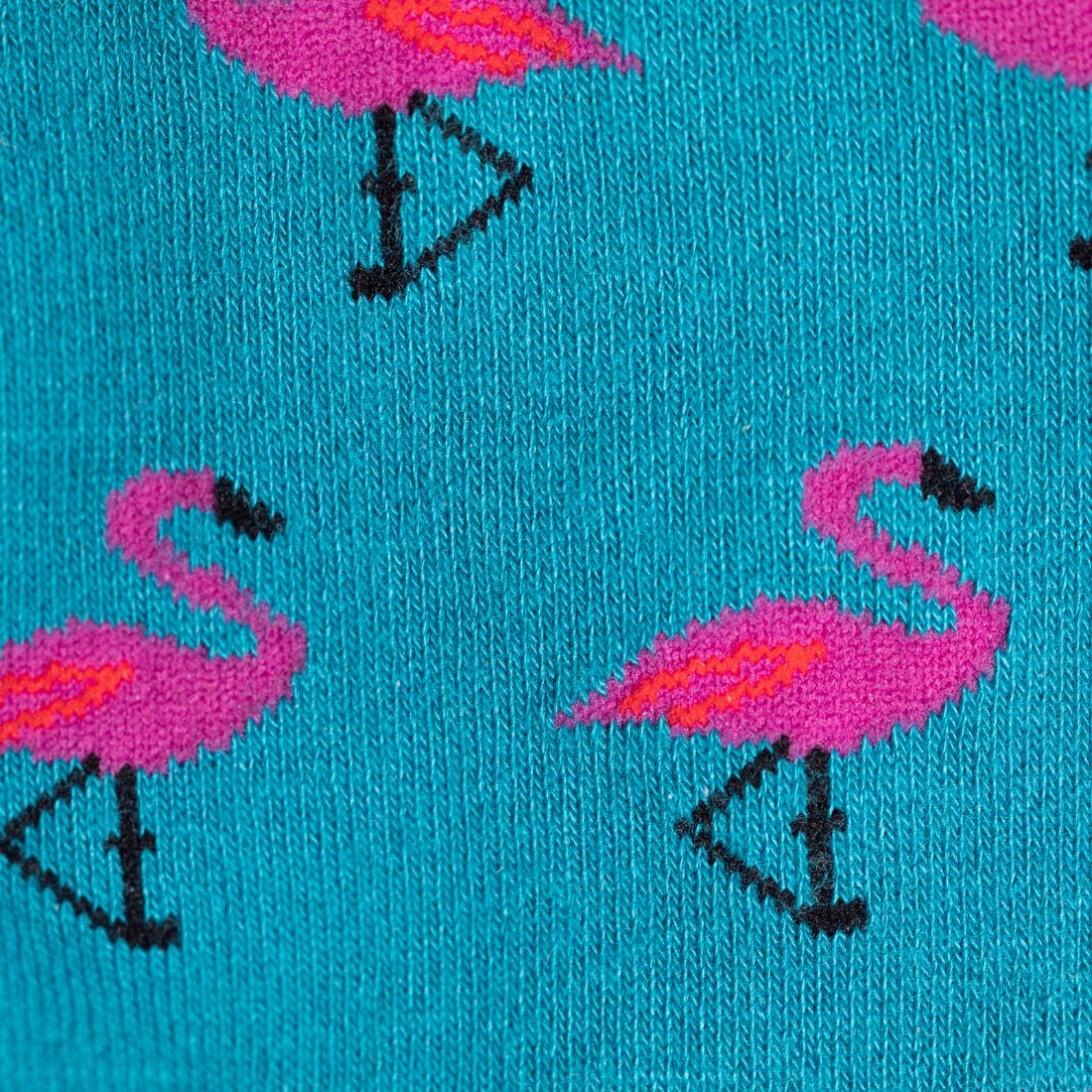 Flamingo Bamboo Socks (Comfort Cuff)