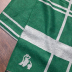 Green Check Bamboo Scarf