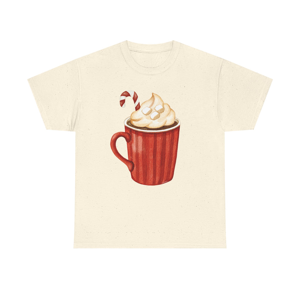 Giant Christmas Latte Printed T-Shirt 100% Cotton Novelty Coffee Xmas Tee Gift
