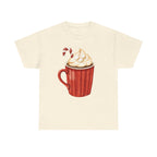 Giant Christmas Latte Printed T-Shirt 100% Cotton Novelty Coffee Xmas Tee Gift