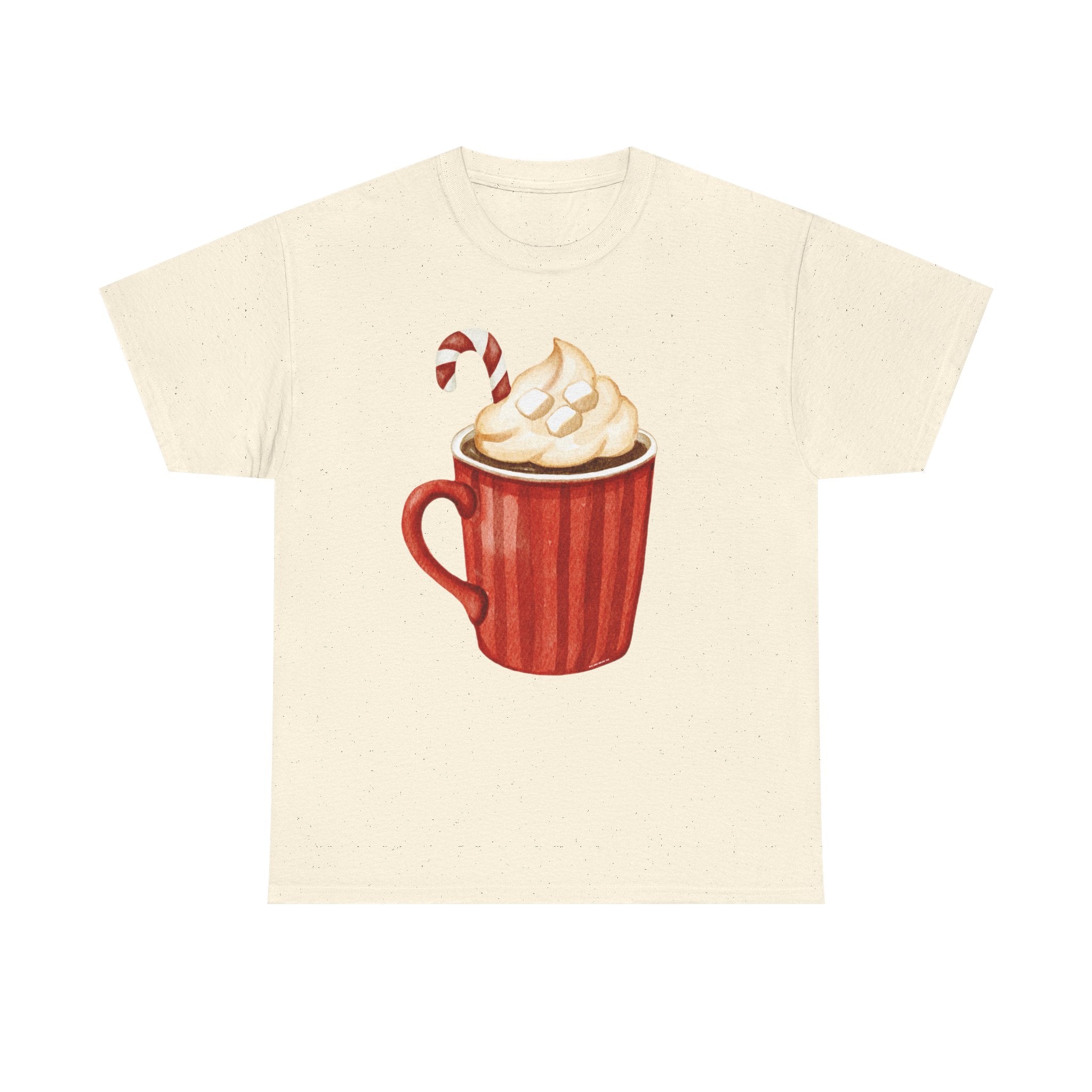 Giant Christmas Latte Printed T-Shirt 100% Cotton Novelty Coffee Xmas Tee Gift