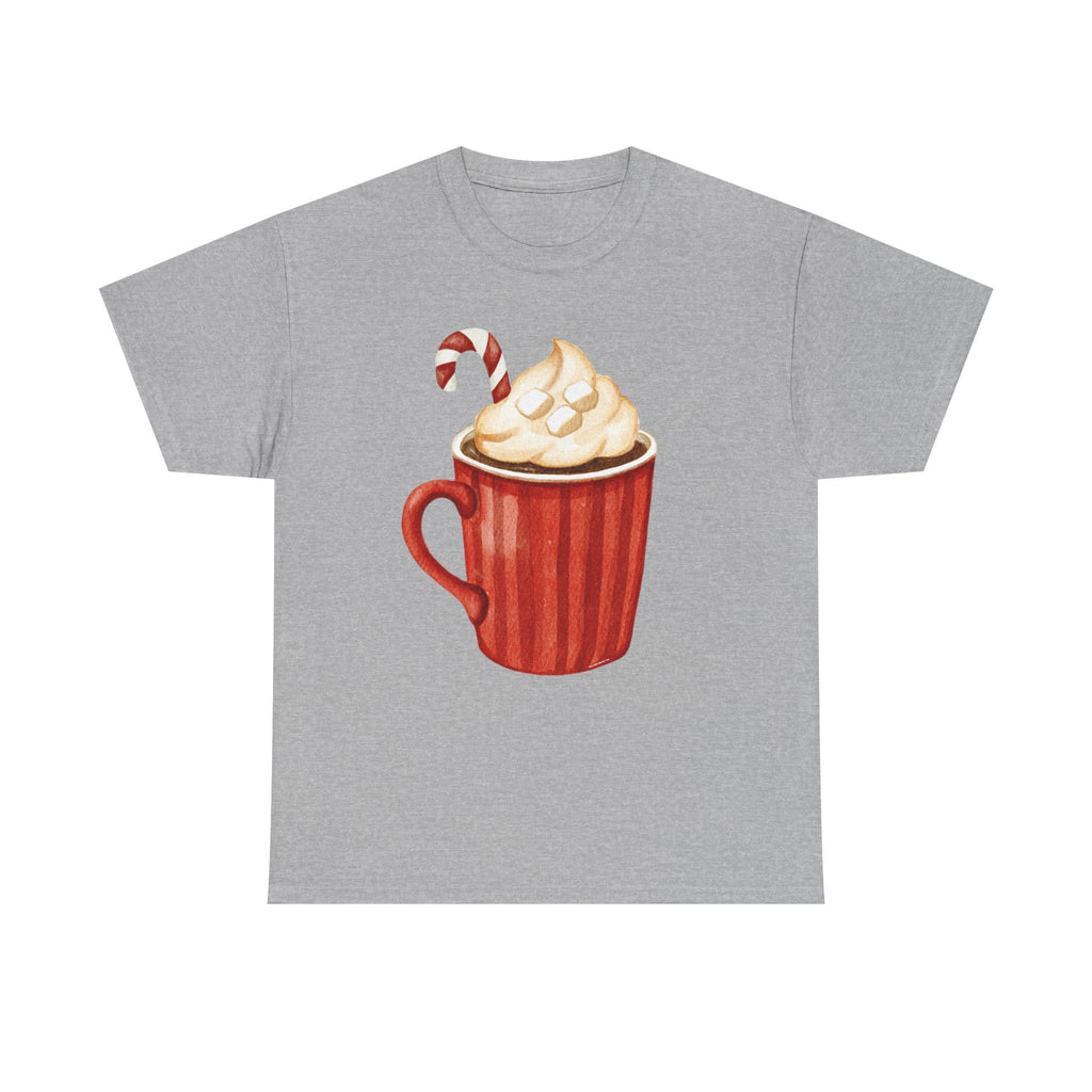 Giant Christmas Latte Printed T-Shirt 100% Cotton Novelty Coffee Xmas Tee Gift