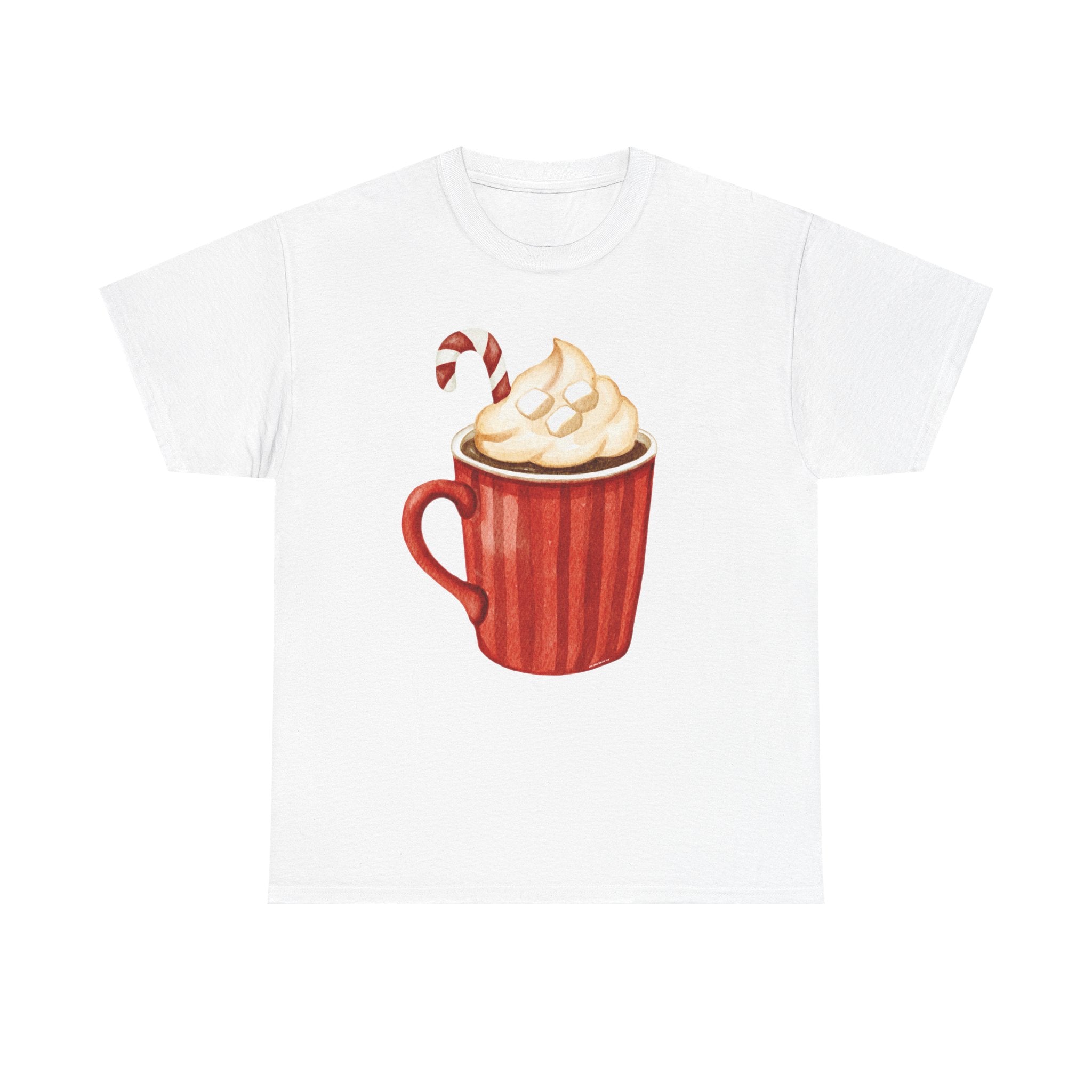 Giant Christmas Latte Printed T-Shirt 100% Cotton Novelty Coffee Xmas Tee Gift