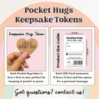 Pocket Hug - World’s Best Mum | Thoughtful Gift from Kids | Keepsake Token for Sending Hugs, Saying I Love You & Thank You to Mum