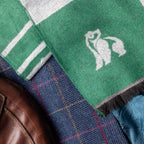 Green Check Bamboo Scarf