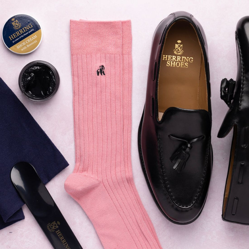 Light Pink Bamboo Socks