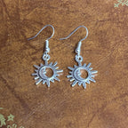 Star Drop Charm Earrings