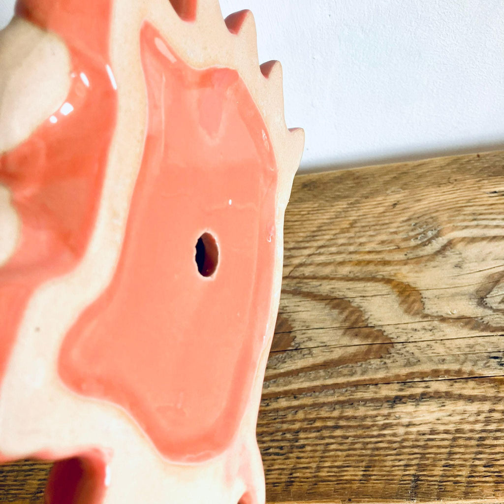 Novelty Orange Crab Planter Garden Plant Pot Unique Homeware Gift 18cm