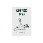 Coffee Diva Fine Art Poster Print