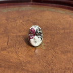 Unusual Statement Masquerade Mask Ring White/Silver Tone Various Colours & Sizes