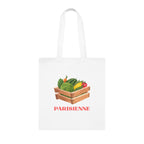 Parisienne Vegetables Printed Cotton Tote Bag Reusable Shopping Bag Gift