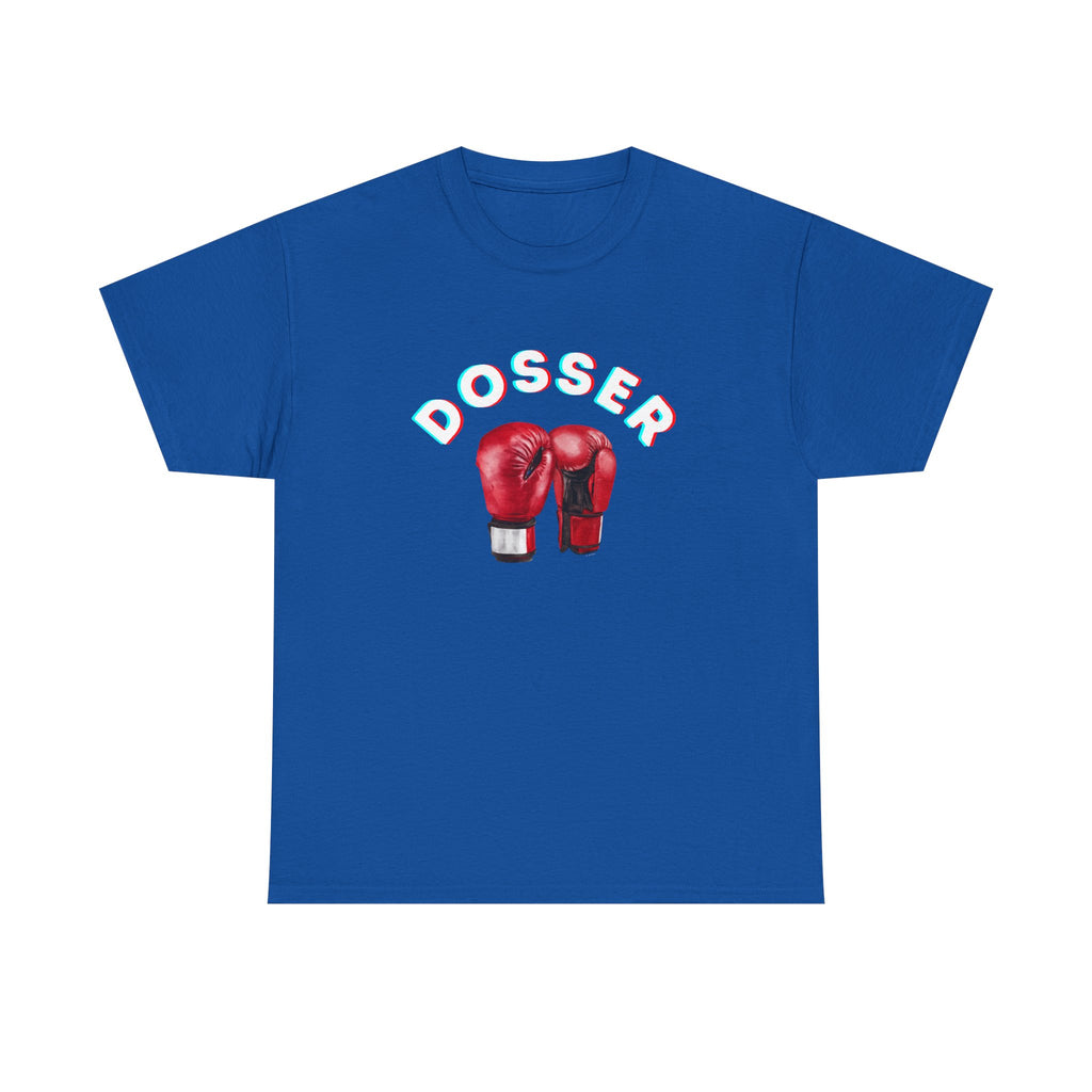 Dosser Boxing Printed T-Shirt 100% Cotton Novelty Quote Motivation Boxing Gloves Sports Tee Gift