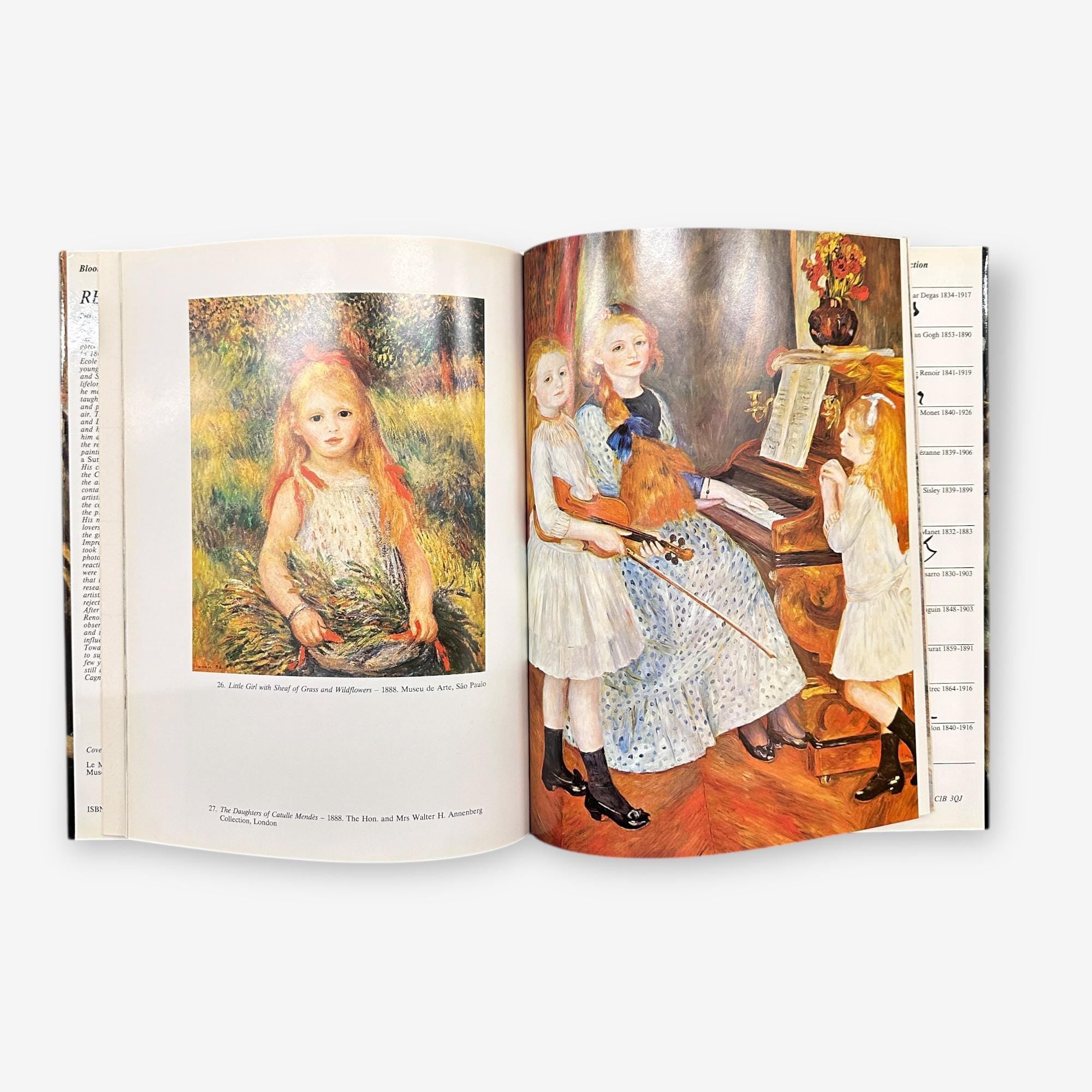 Renoir - Hardback Book (Deanna Bernar, Phidal Art Series) 1990