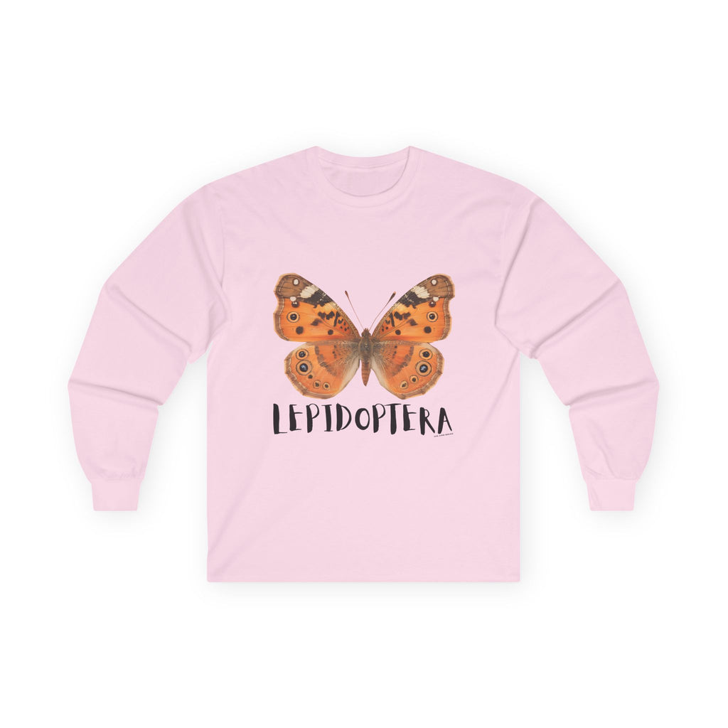 Lepidoptera Butterfly Long Sleeve Tee 100% Cotton Retro Insect Order T-Shirt Gift