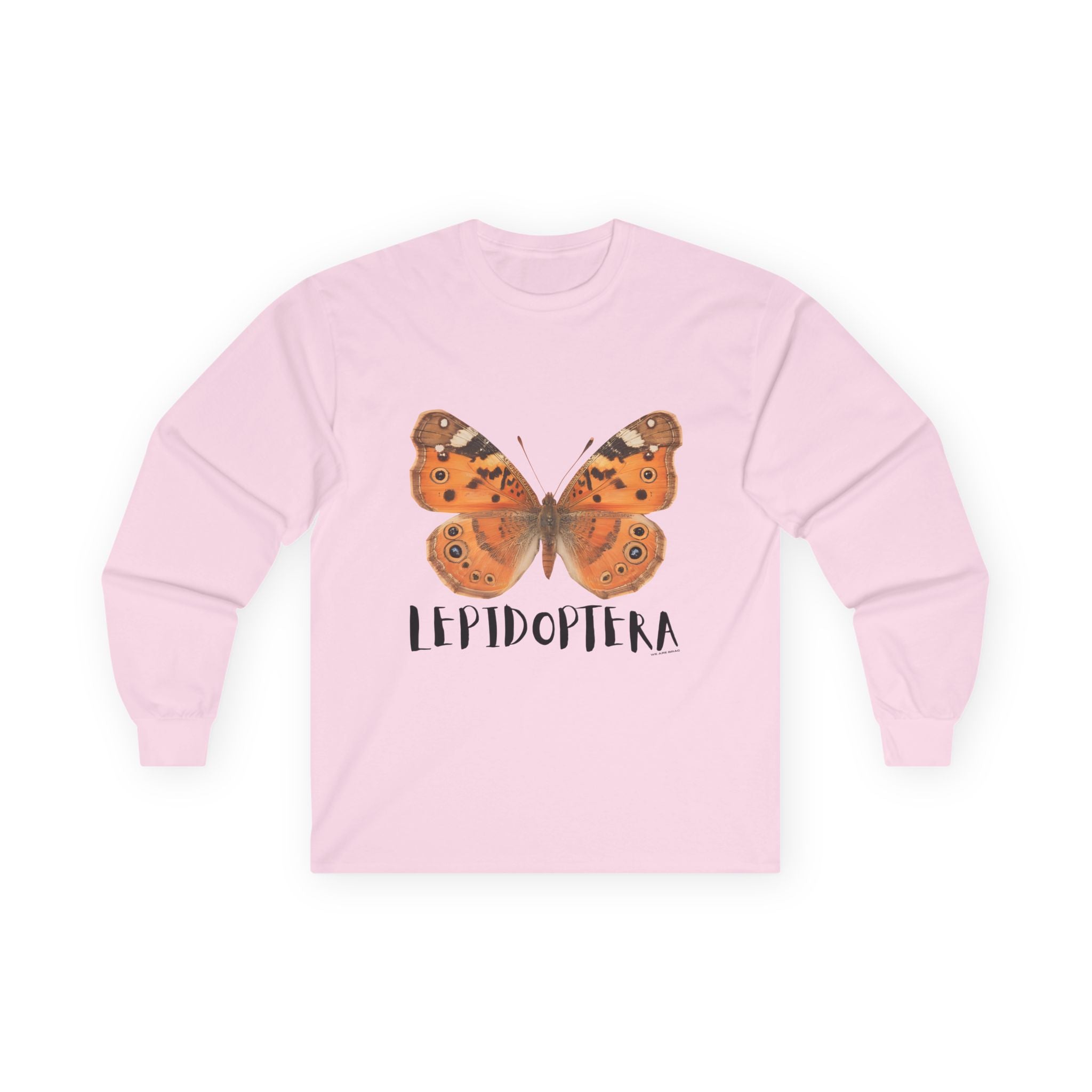 Lepidoptera Butterfly Long Sleeve Tee 100% Cotton Retro Insect Order T-Shirt Gift