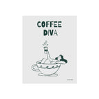 Coffee Diva Fine Art Poster Print