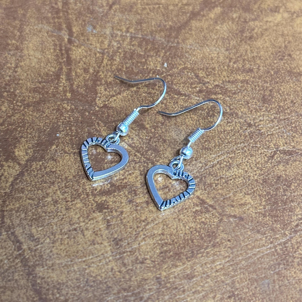 Star Drop Charm Earrings