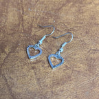 Star Drop Charm Earrings