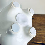 Large Novelty Classic Retro Piggy Bank White 19cm Unique Gift